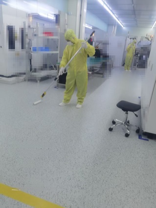 千级半导体芯片晶圆封装车间深度清洁